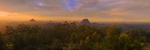 Glasshouse Mountains - Australia P151 (sizes: 400x1200; 500x1500; 600x1800mm)